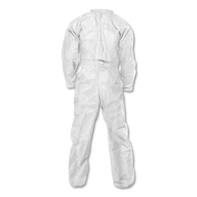 White Breathable Particle-Pro Coveralls Zip XL 24/Carton E28609