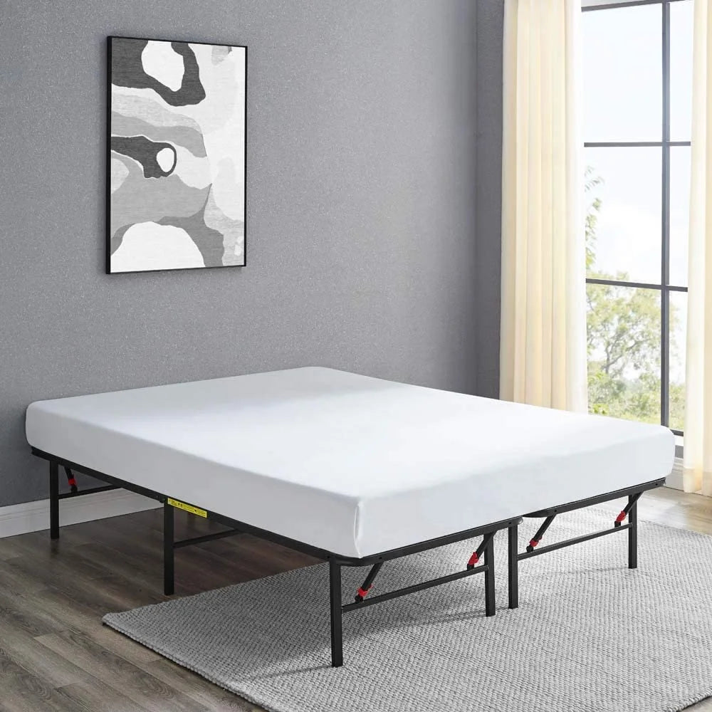 Black Queen Metal Platform Bed Frame Z759260