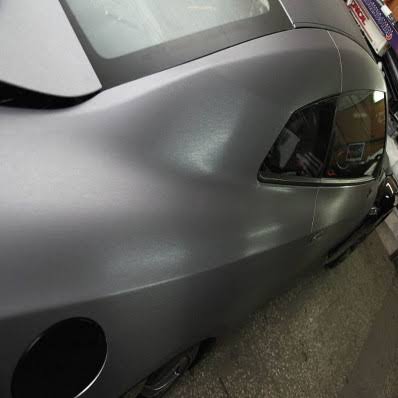 Brushed Gunmetal Aluminium Car Vinyl Wrap Film 152cm x 100cm Silver Brushed Aluminium G990