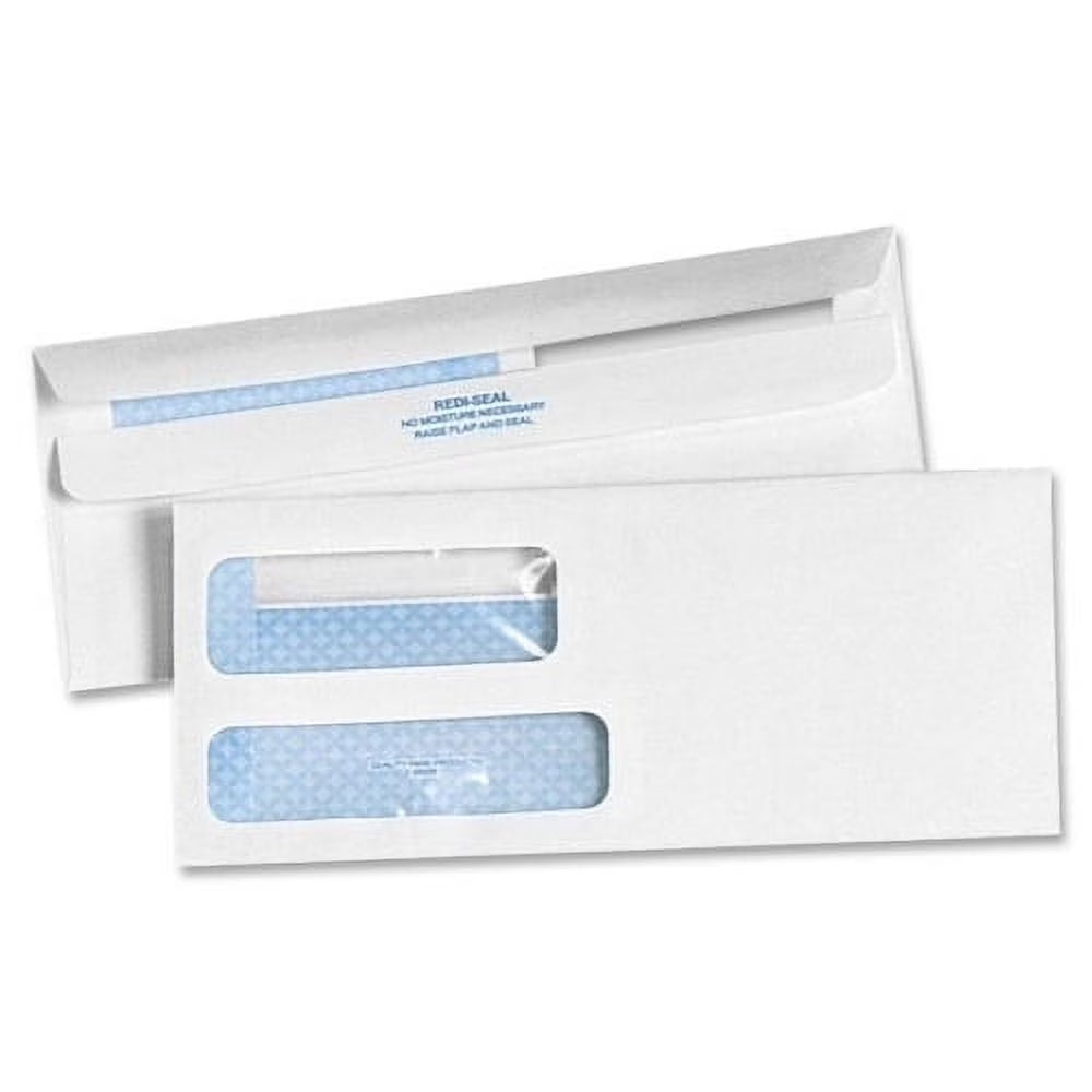 White Double Window #10 Envelope 500/Box E23295