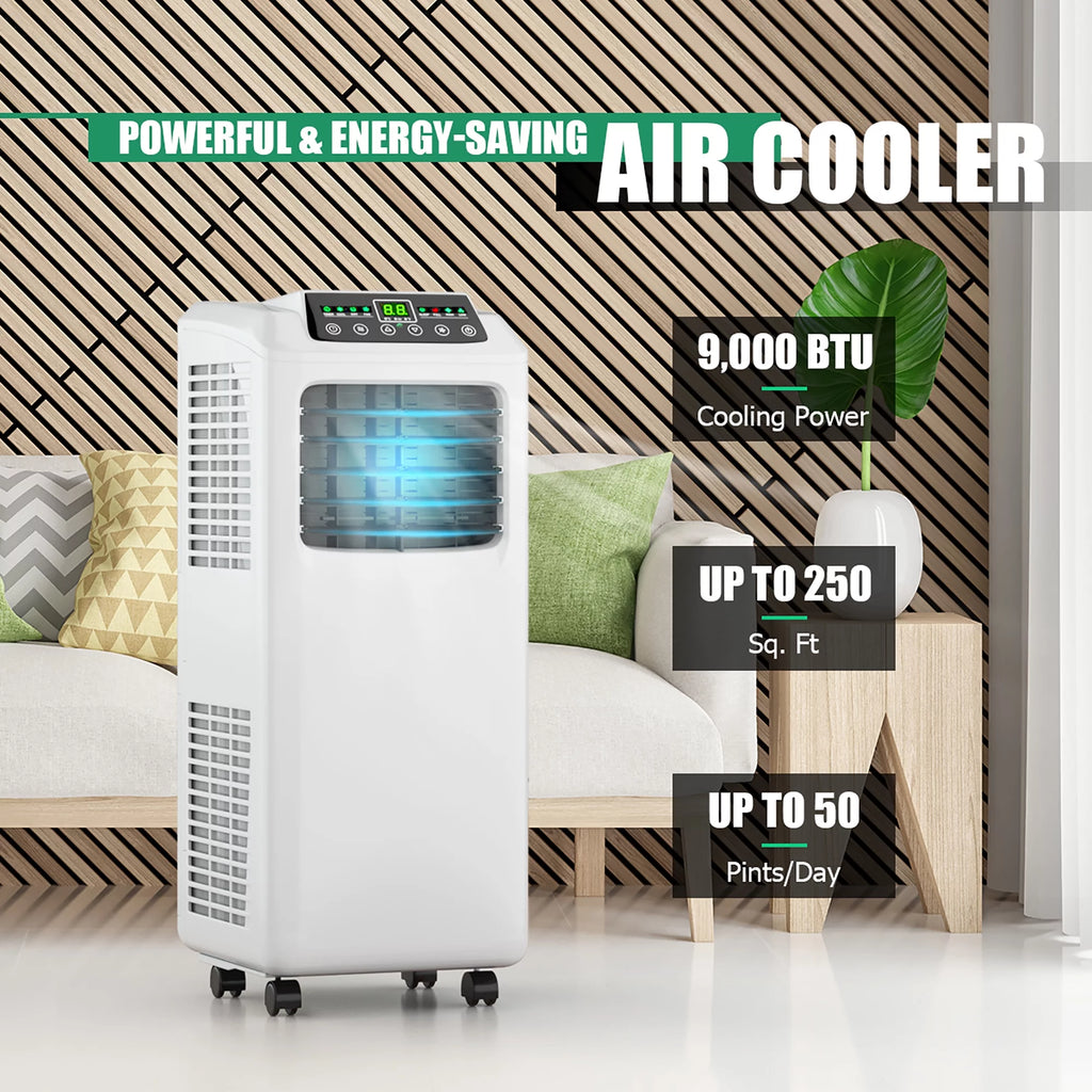 5500 BTU Portable Air Conditioner & Dehumidifier with Window Kit F94306