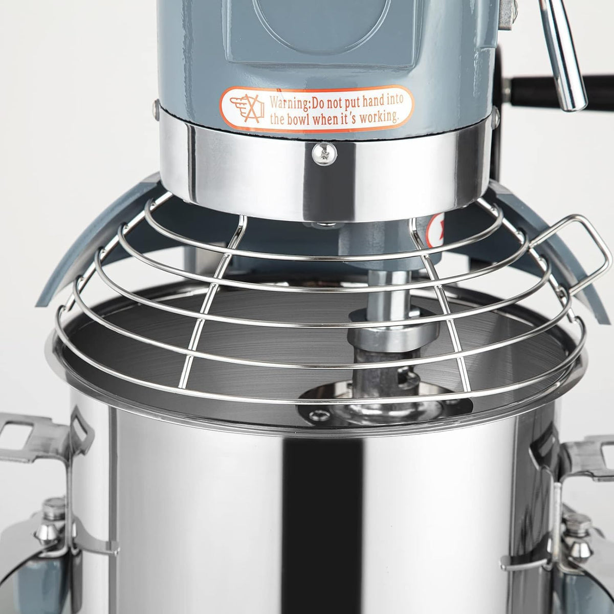 15Qt Stainless Steel Bowl Food Mixer with 3 Speeds O716604