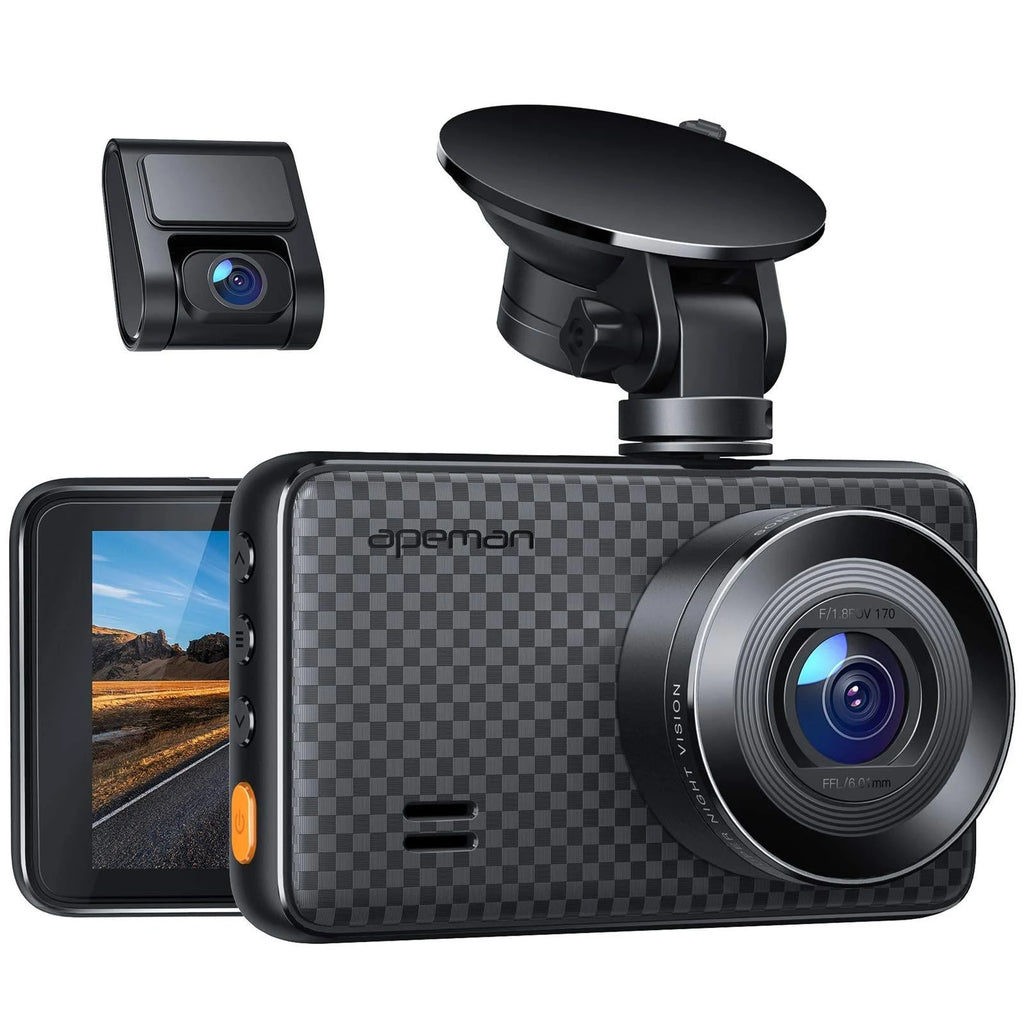 1440p Dual Dash Cam FHD Front and Rear Camera D41670