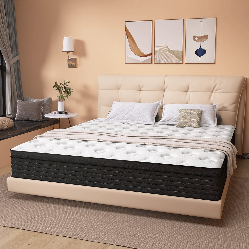 14 inch Hybrid Gel Memory Foam Pocket Spring Twin Mattress W354