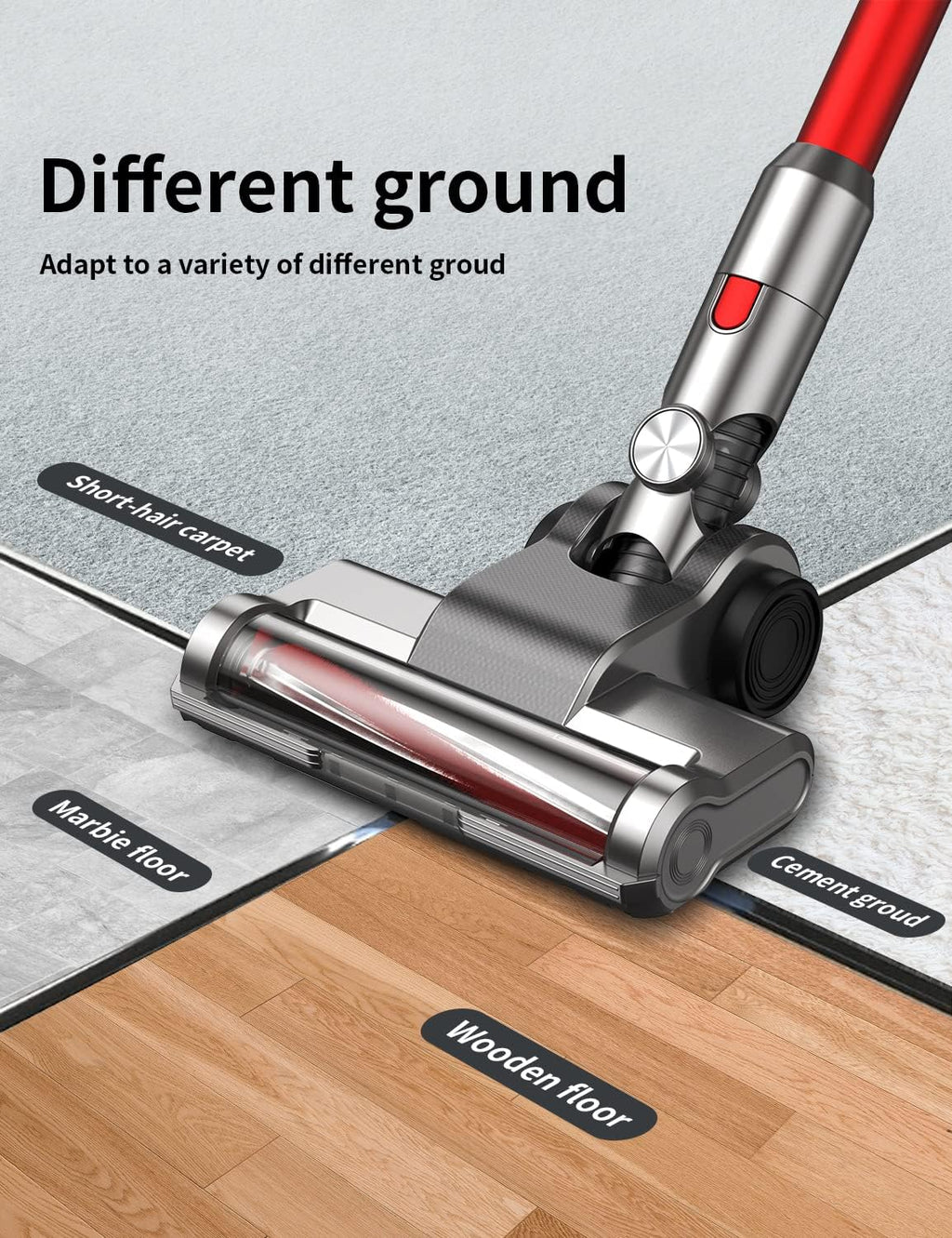 Cordless Stick Vacuum, 25Kpa 4-in-1 Lightweight, 40min Runtime, 250W Brushless Motor A512