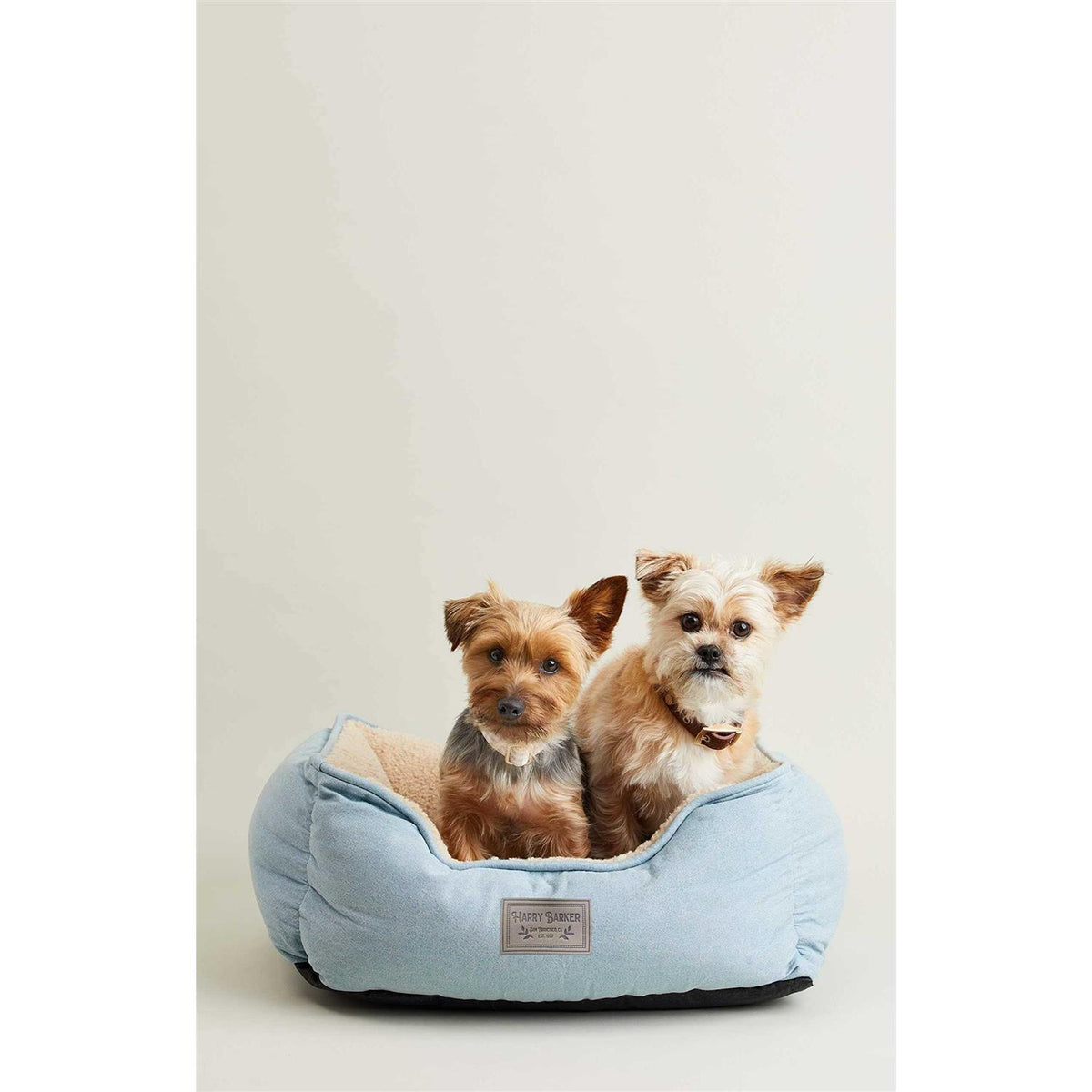 Blue Chambray Sherpa Bed Z39341