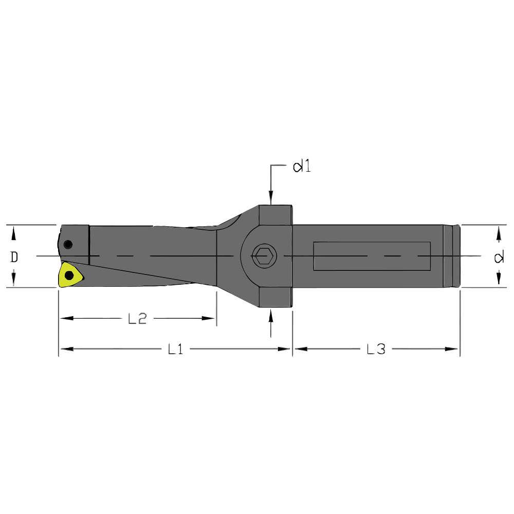 Indexable Drill D288