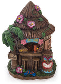 Tiki Hut Solar Powered LED Outdoor Decor O27039