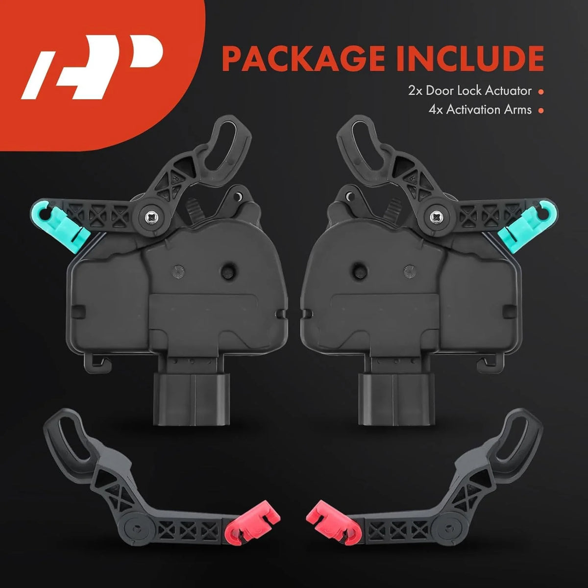 Sliding Door Power Lock Actuators Motors Replacement 2-PC Set B506249