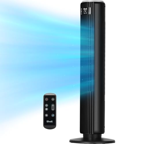 White 36 Inch Tower Fan with Remote A98909