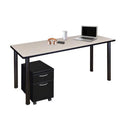 60 x 24 in. Mobile Desk with Storage I738
