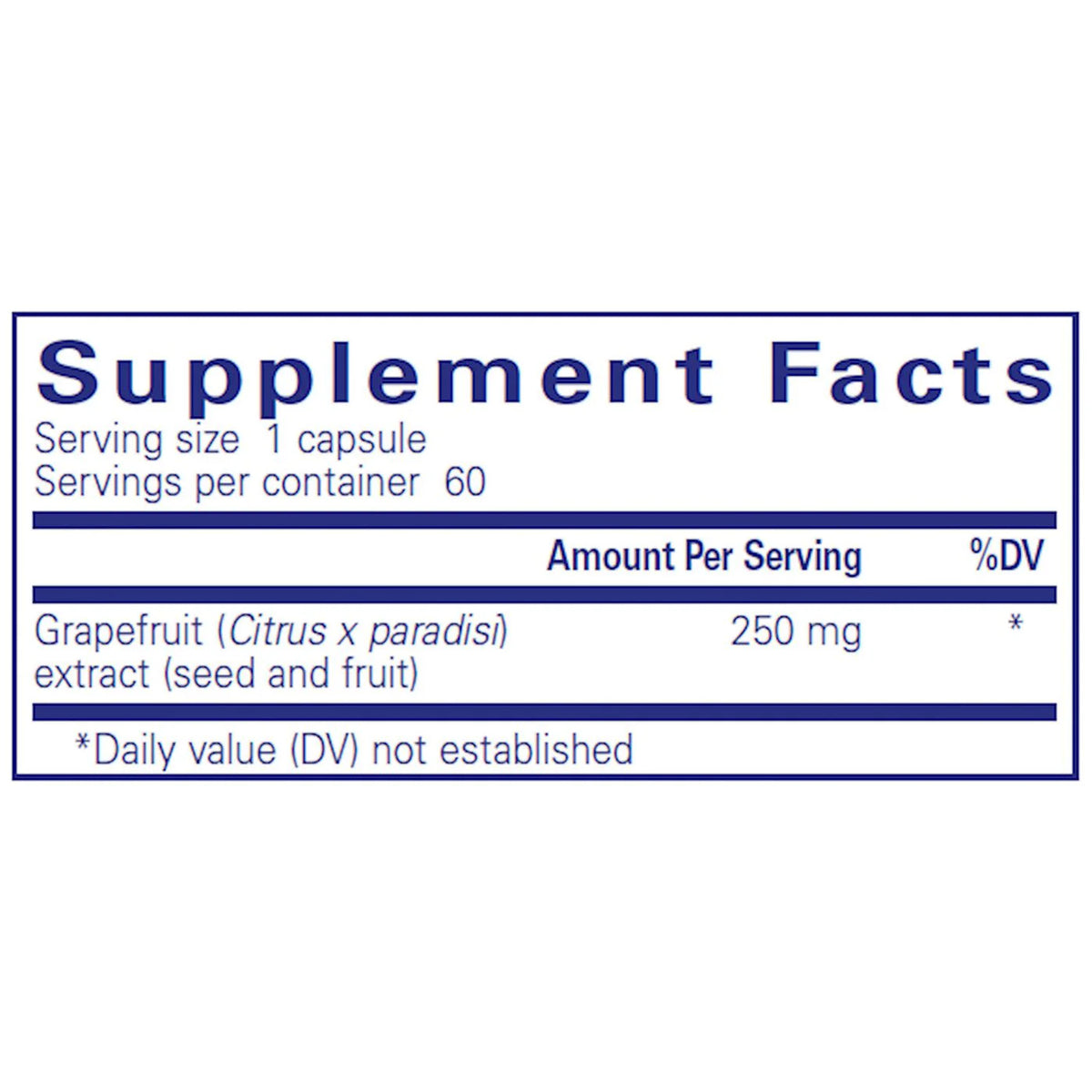 Grapefruit Seed Extract 250 mg E534889