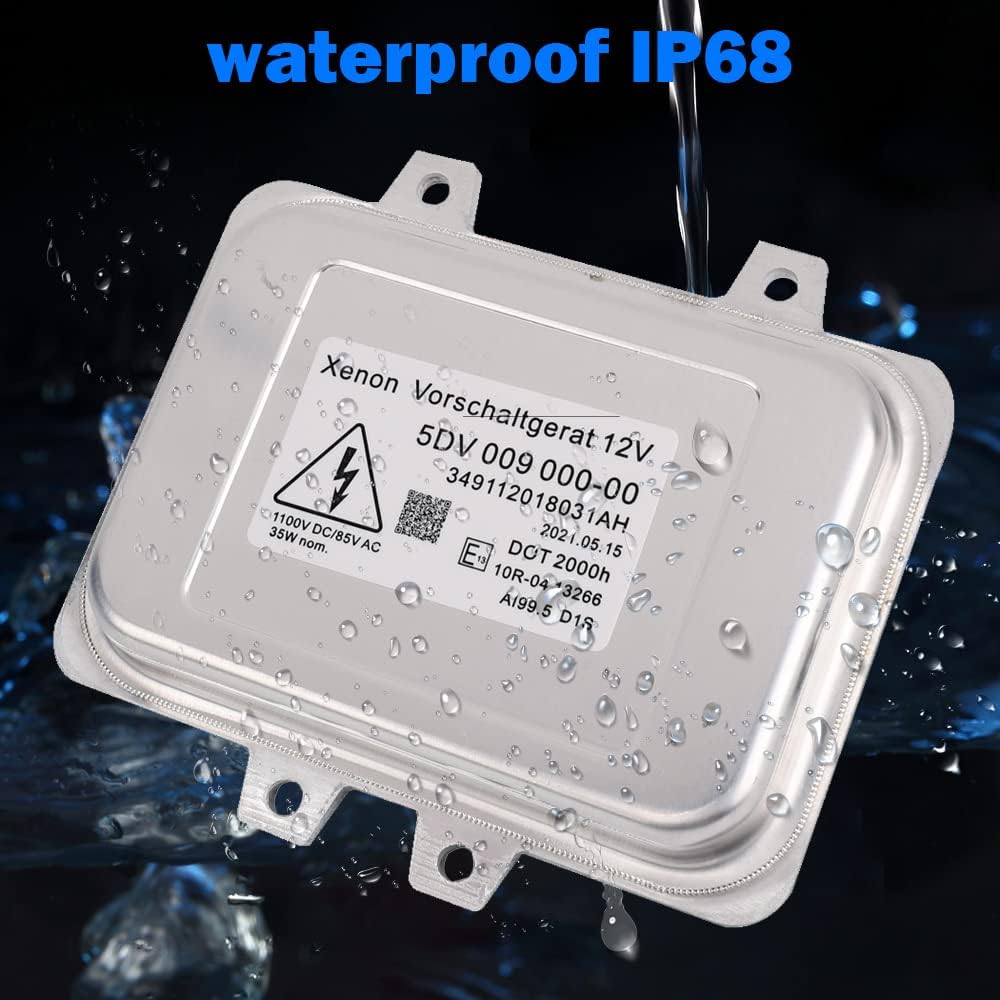 Xenon HID Ballast Headlight Control Unit with Igniter and D1S Bulb Replacement, Pack of 2 I63729