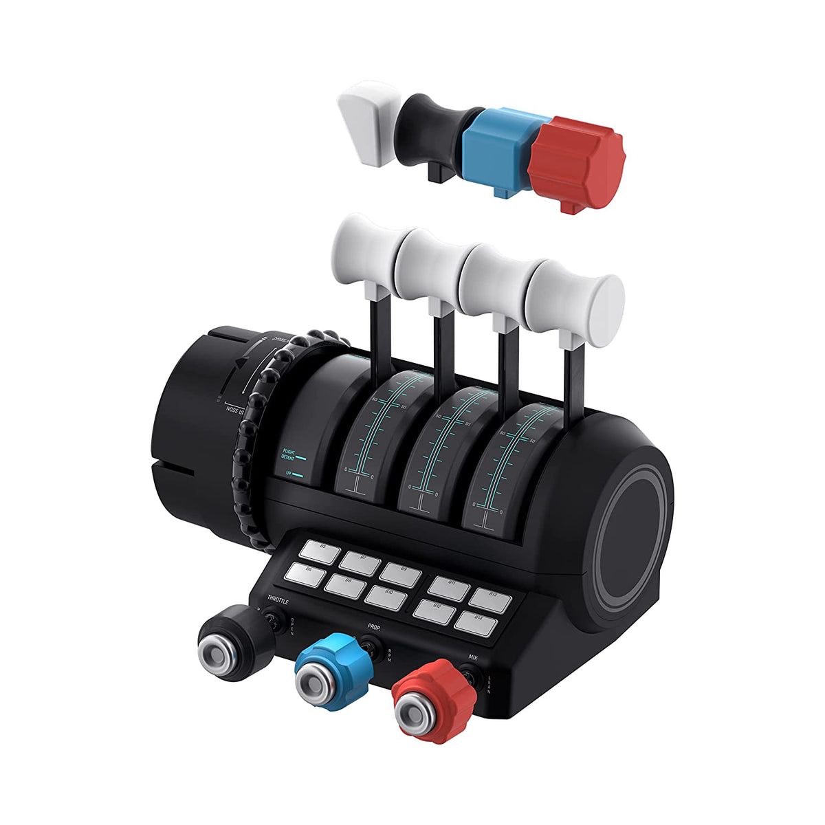 Black Universal Control System for Flight Simulation G7918