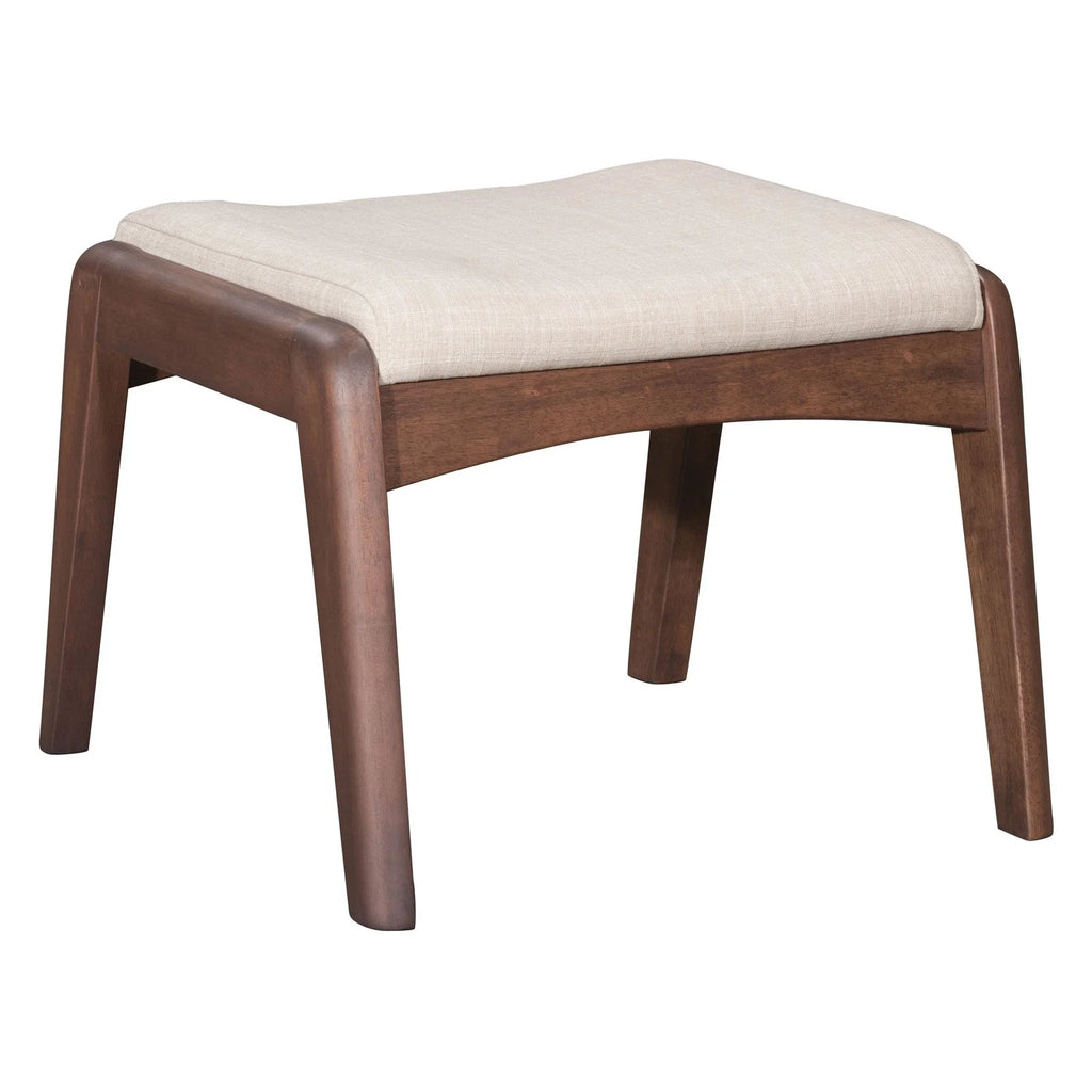 Black Lounge Chair and Ottoman G631