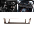 Center Console AC Climate Control Switch Panel Frame Cover Trim Wood Grain D1612