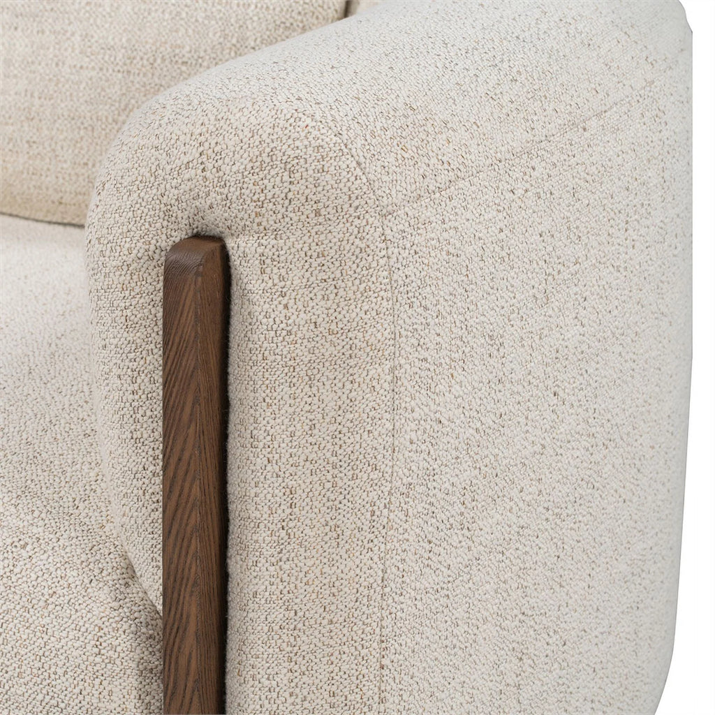 Cream Fabric Accent Chair J76255