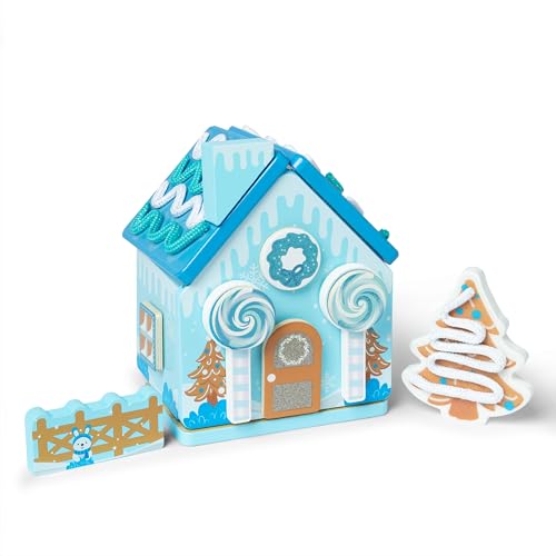 Wooden Gingerbread House Play Set I719