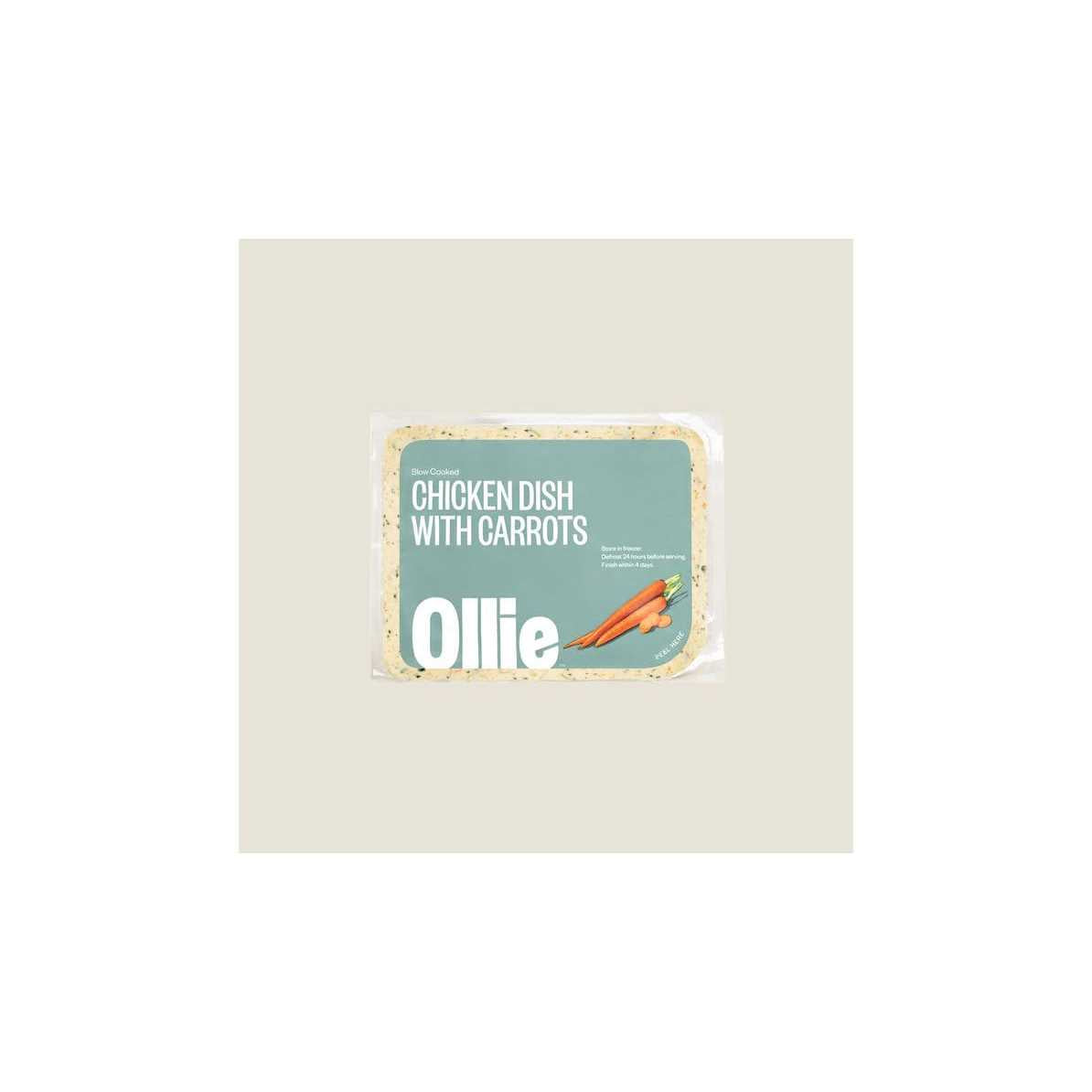 Chicken Dish with Carrots Frozen Dog Food U8724