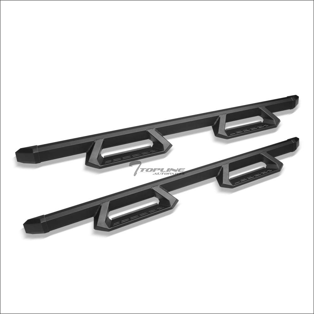 Matte Black Aluminum Drop Step Side Nerf Bars Running Boards X75751