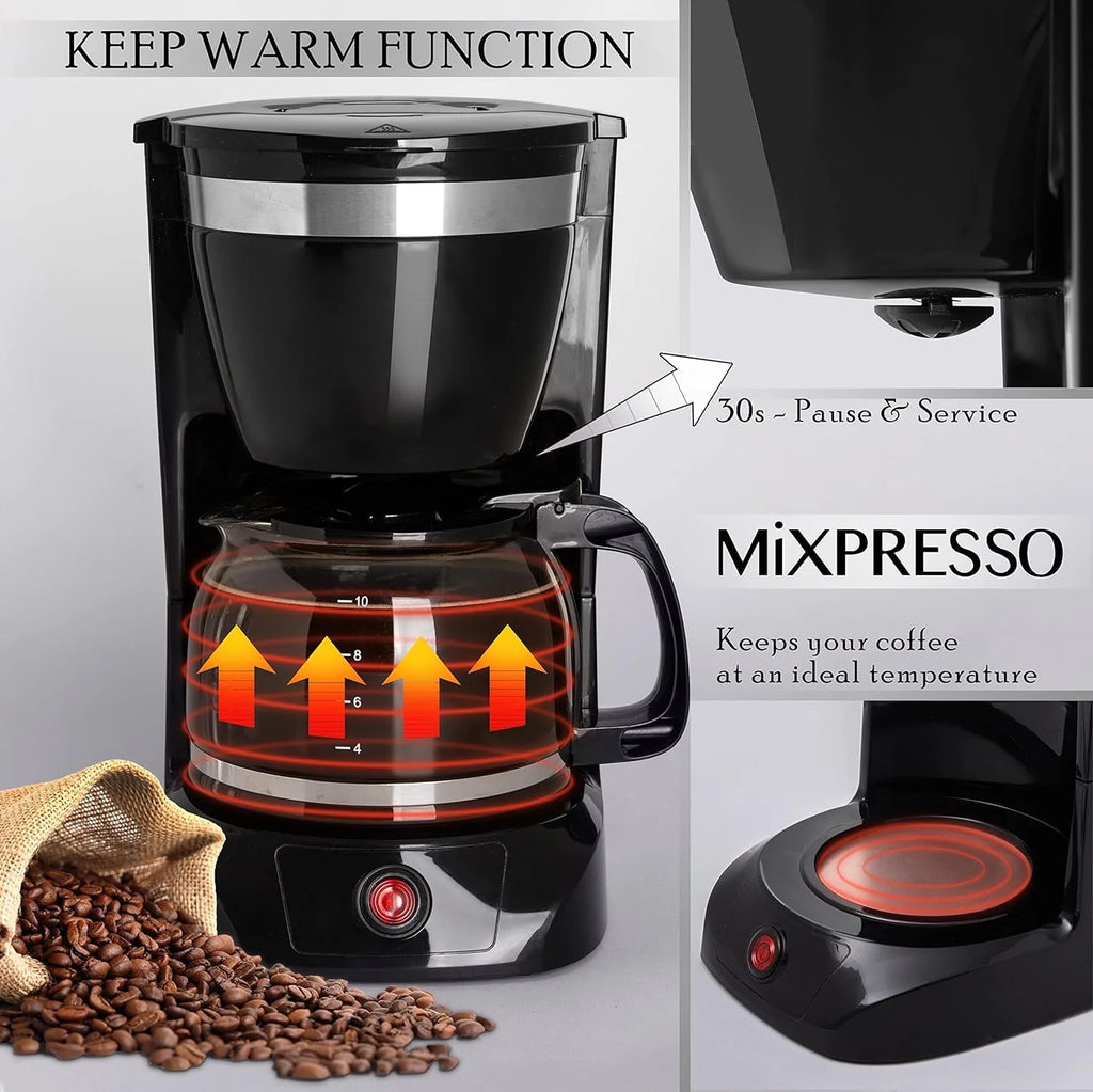 12 Cup Black Coffee Maker A835312