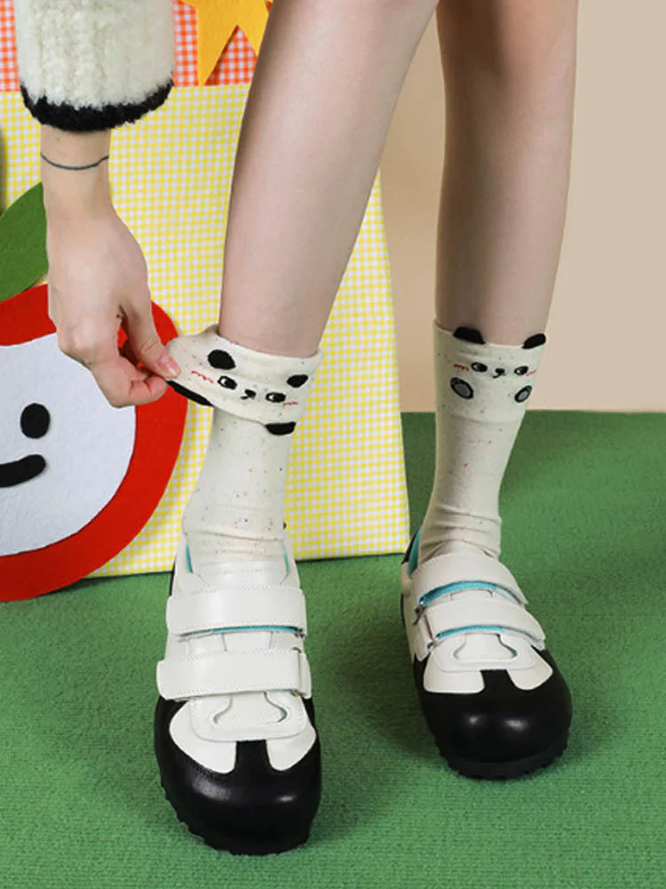 Cartoon Panda Pattern Socks L742