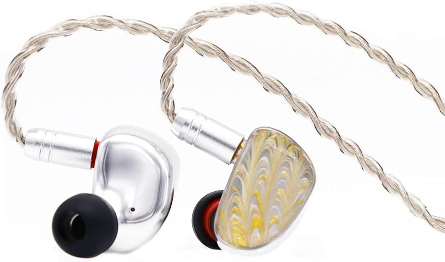 10mm Graphene Driver In-Ear Earphone IEM with Detachable 2 pin OCC Cable V617