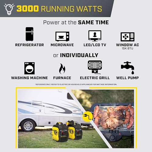 4000-Watt Dual Fuel Portable Inverter Generator I813074