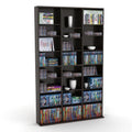 Adjustable Wood Media Storage Shelf Bookcase W95864