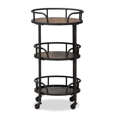 Metal and Wood Serving Cart G618