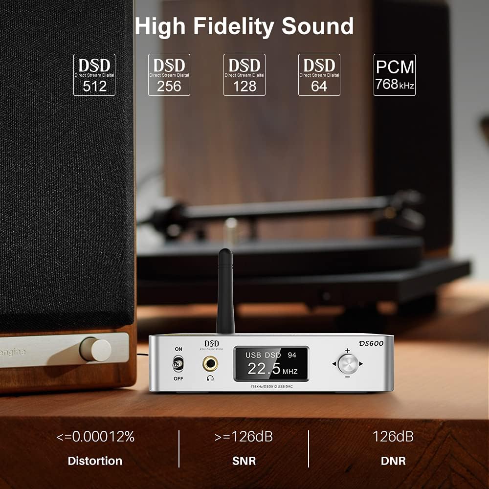 HiFi DAC & Headphone Amplifier with Remote Control H772