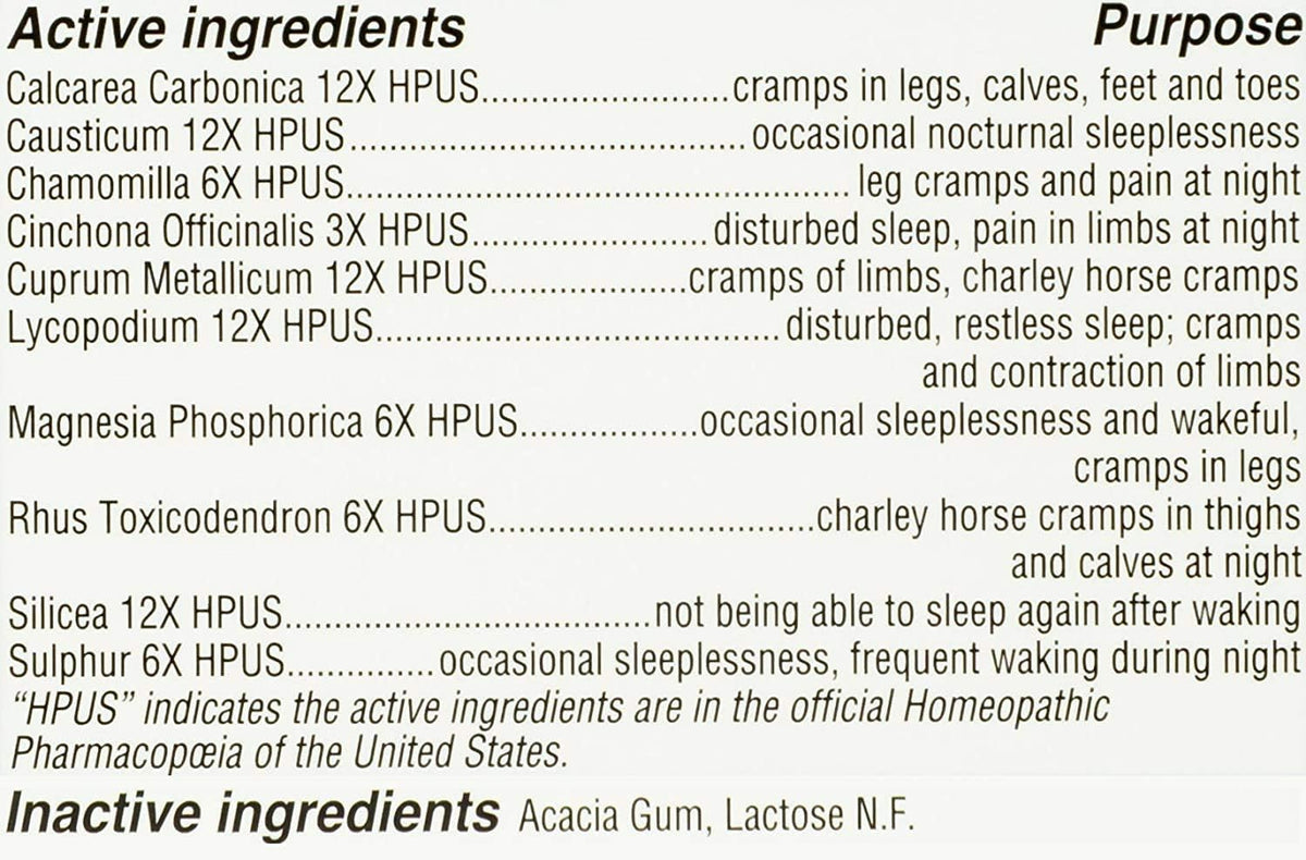 50 Count Leg Cramps PM Tablets M204953