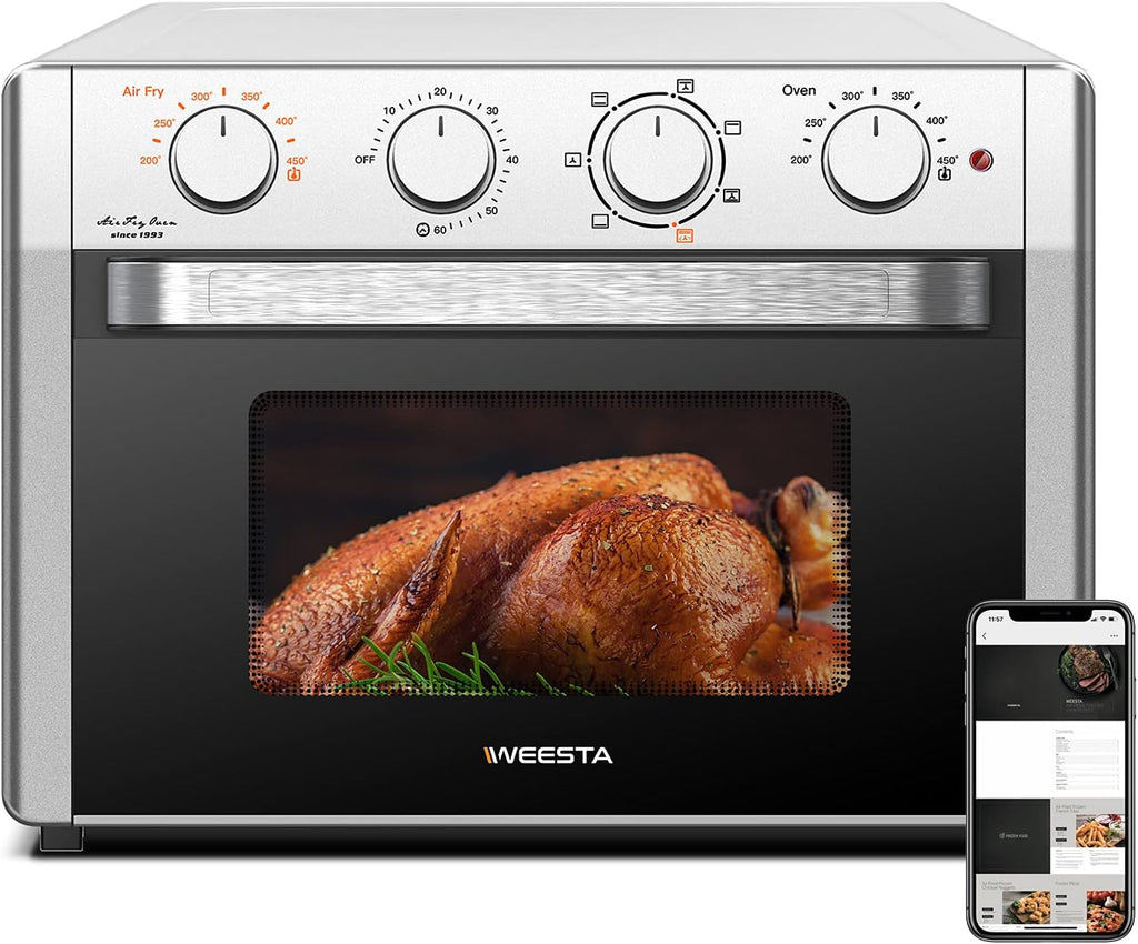 Silver 24 Quart 7-In-1 Convection Air Fryer Toaster Oven L574761