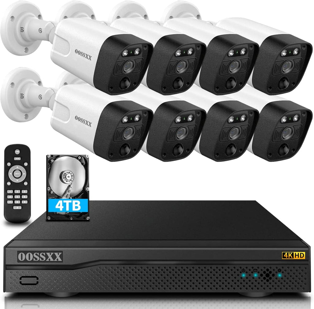 4K 8.0 Megapixel 130° Ultra Wide-Angle 2-Way Audio PoE Outdoor Security Camera X543165
