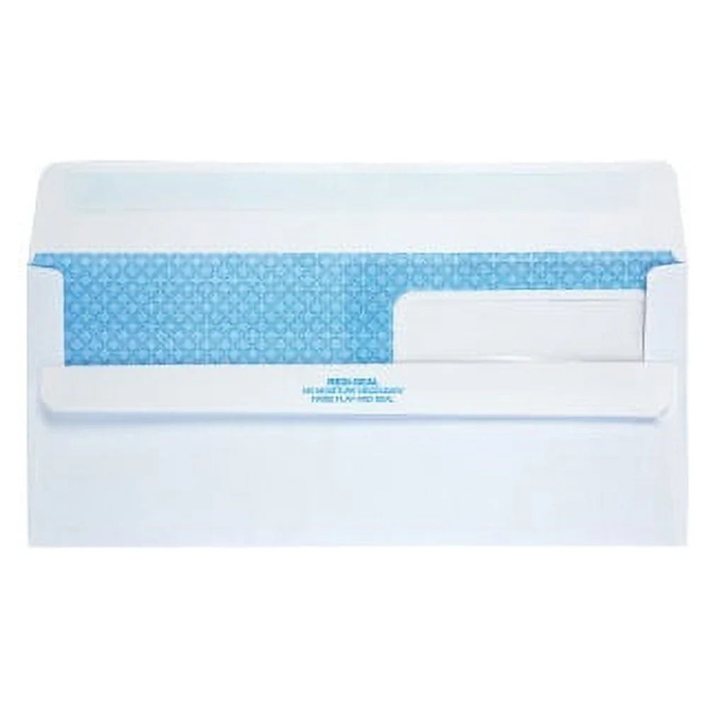 White Double Window #10 Envelope 500/Box E23295