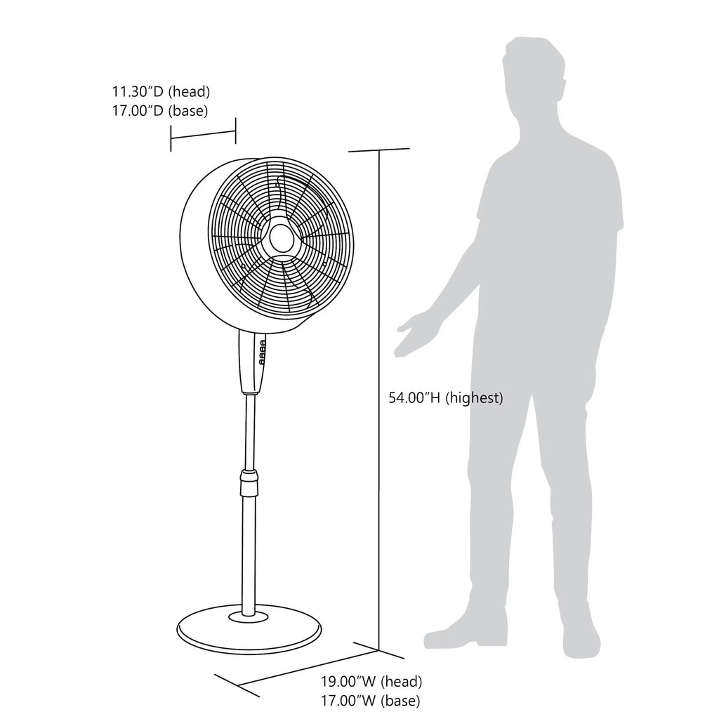 Outdoor Misting Fan & Pedestal Fan Q5725