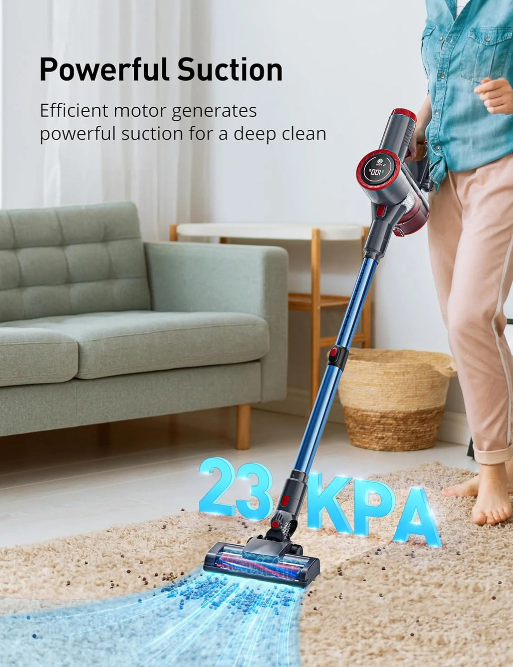 1200W 3.6QT Bagless Canister Vacuum Cleaner V152