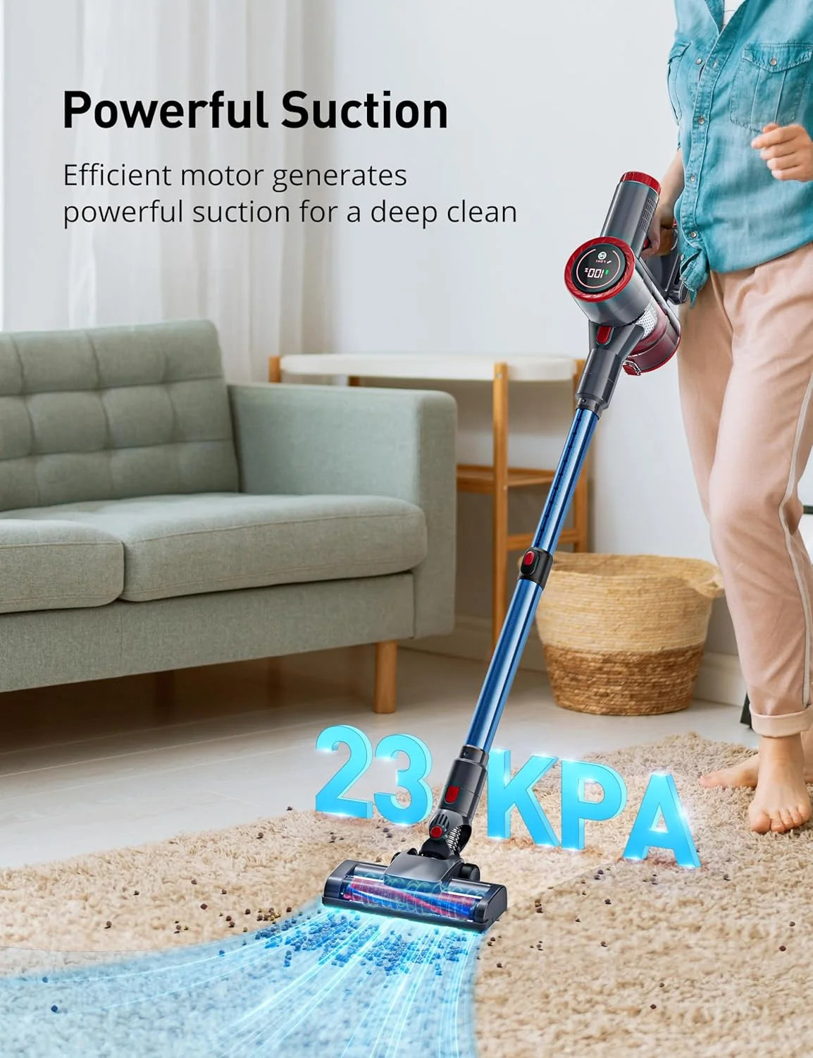 1200W 3.6QT Bagless Canister Vacuum Cleaner V152
