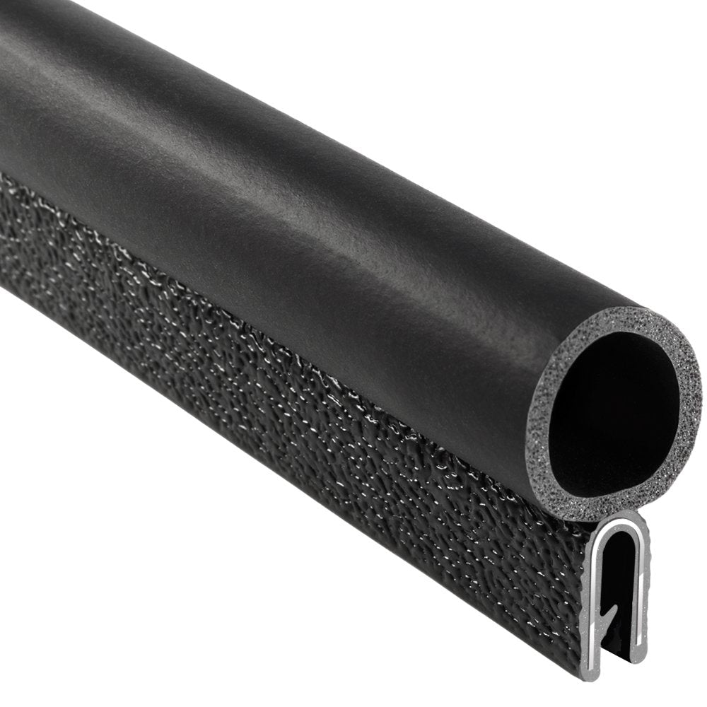 PVC Trim Seal with EPDM Rubber Bulb, 25' Length R8357