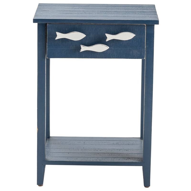 Navy 1 Drawer Accent Table K59603
