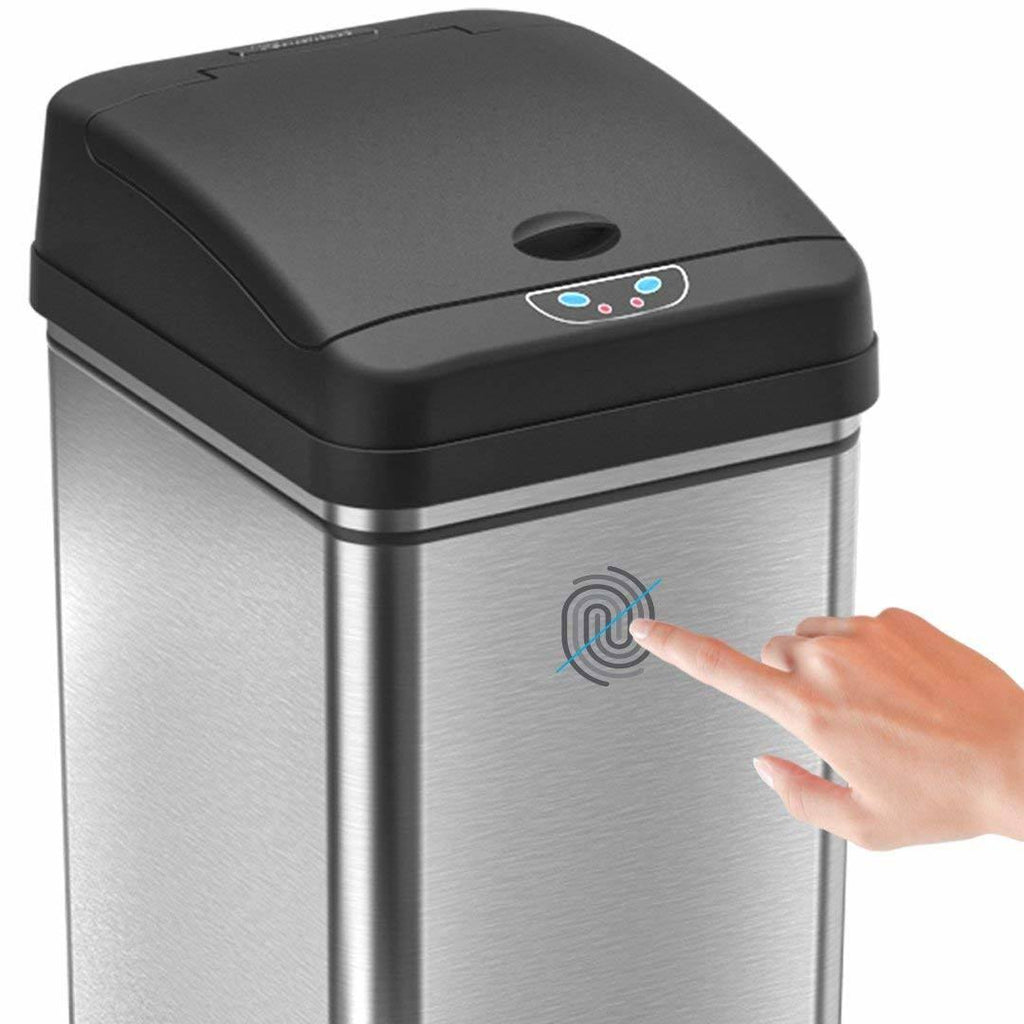13 Gallon Automatic Touchless Sensor Kitchen Trash Can M2776
