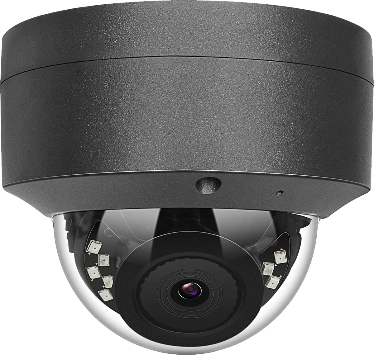 5MP Outdoor IP Dome Security Camera with Audio, 98ft Night Vision, 2.8mm Wide Angle C41820