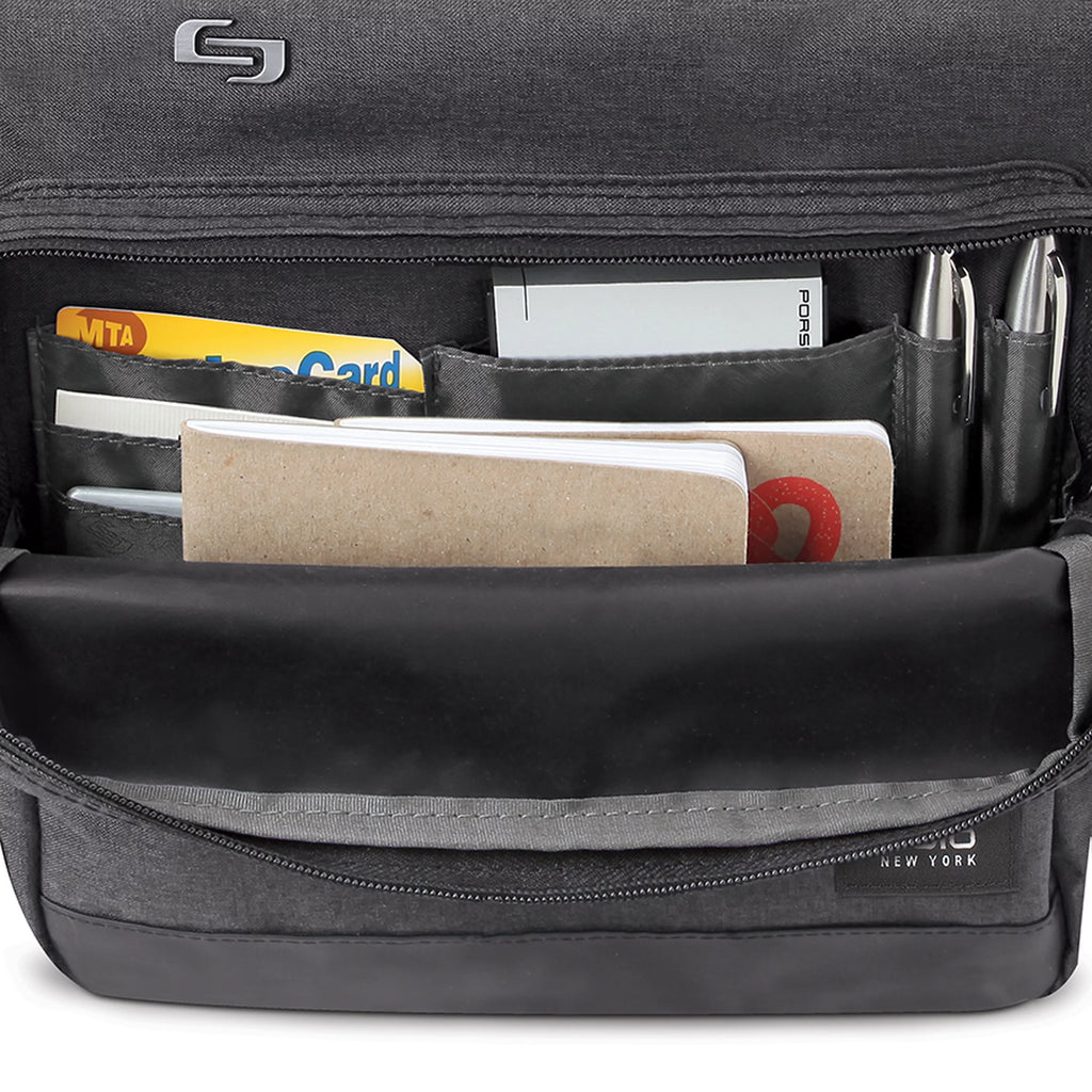 Gray Laptop Briefcase Backpack M620