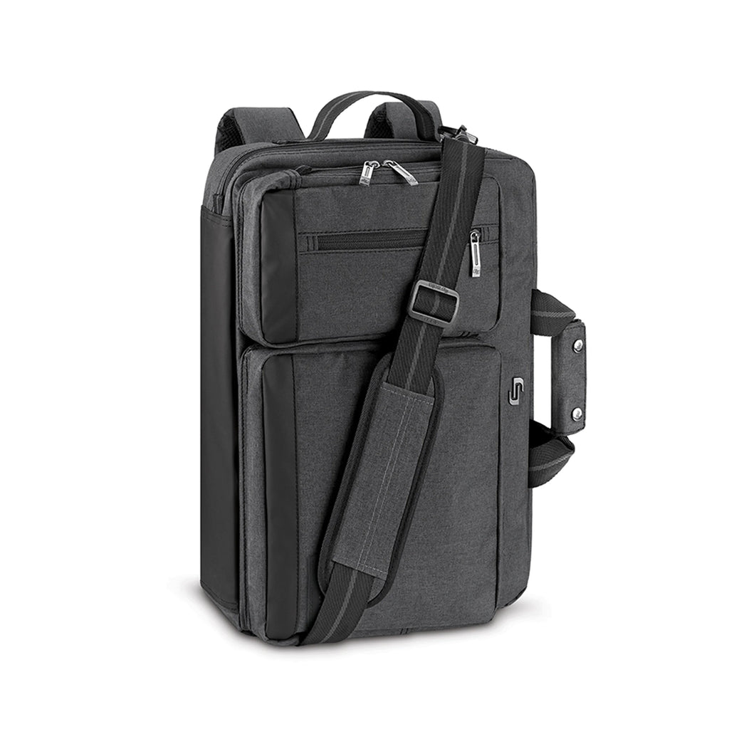 Gray Laptop Briefcase Backpack M620