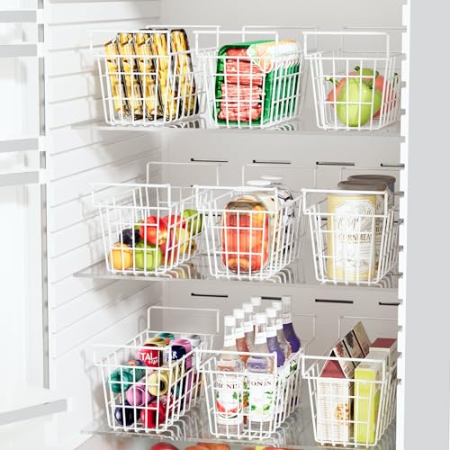 17.5 Inch Metal Wire Freezer Bins - 2Pack I7584
