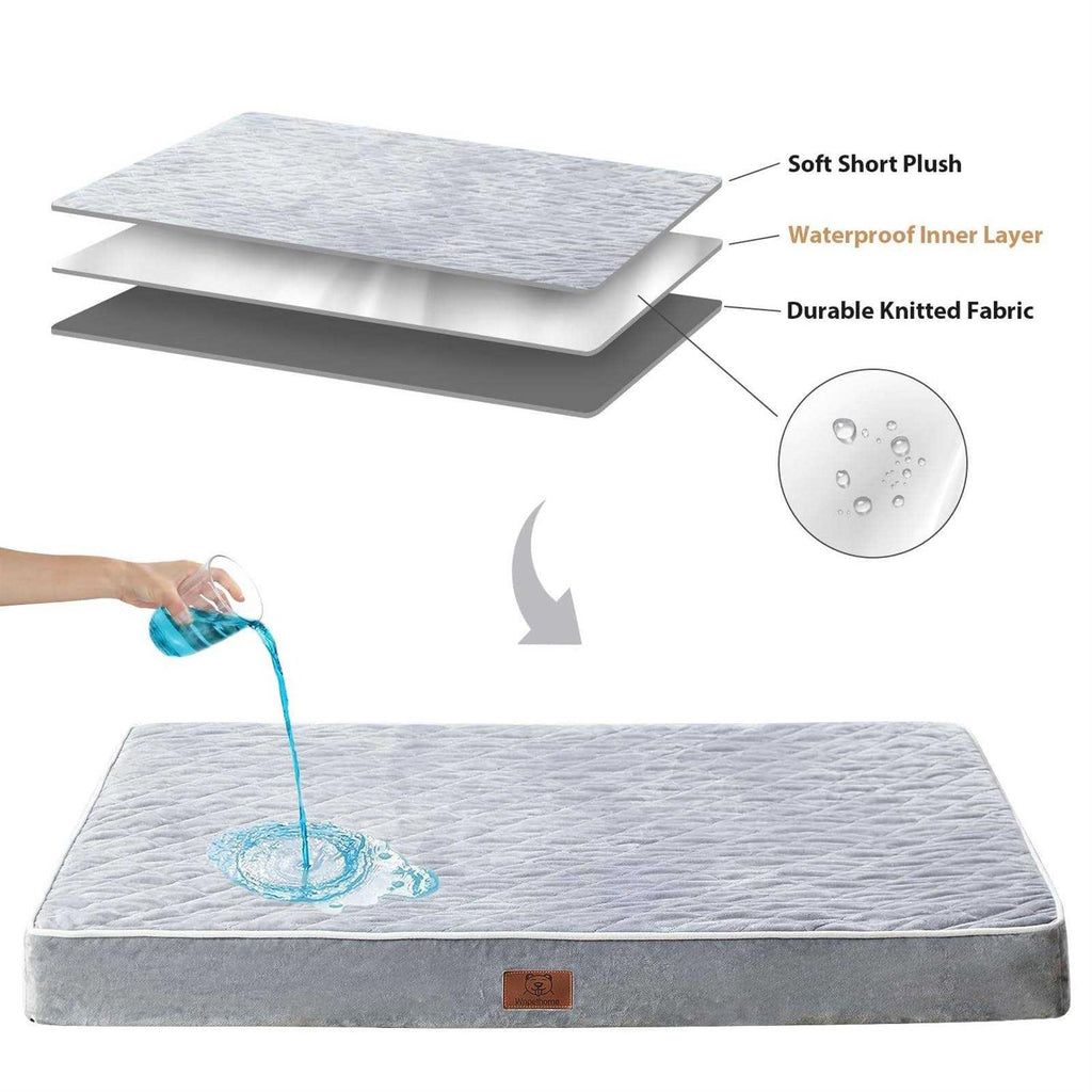 Orthopedic Waterproof Dog Bed with Removable Washable Cover B6656