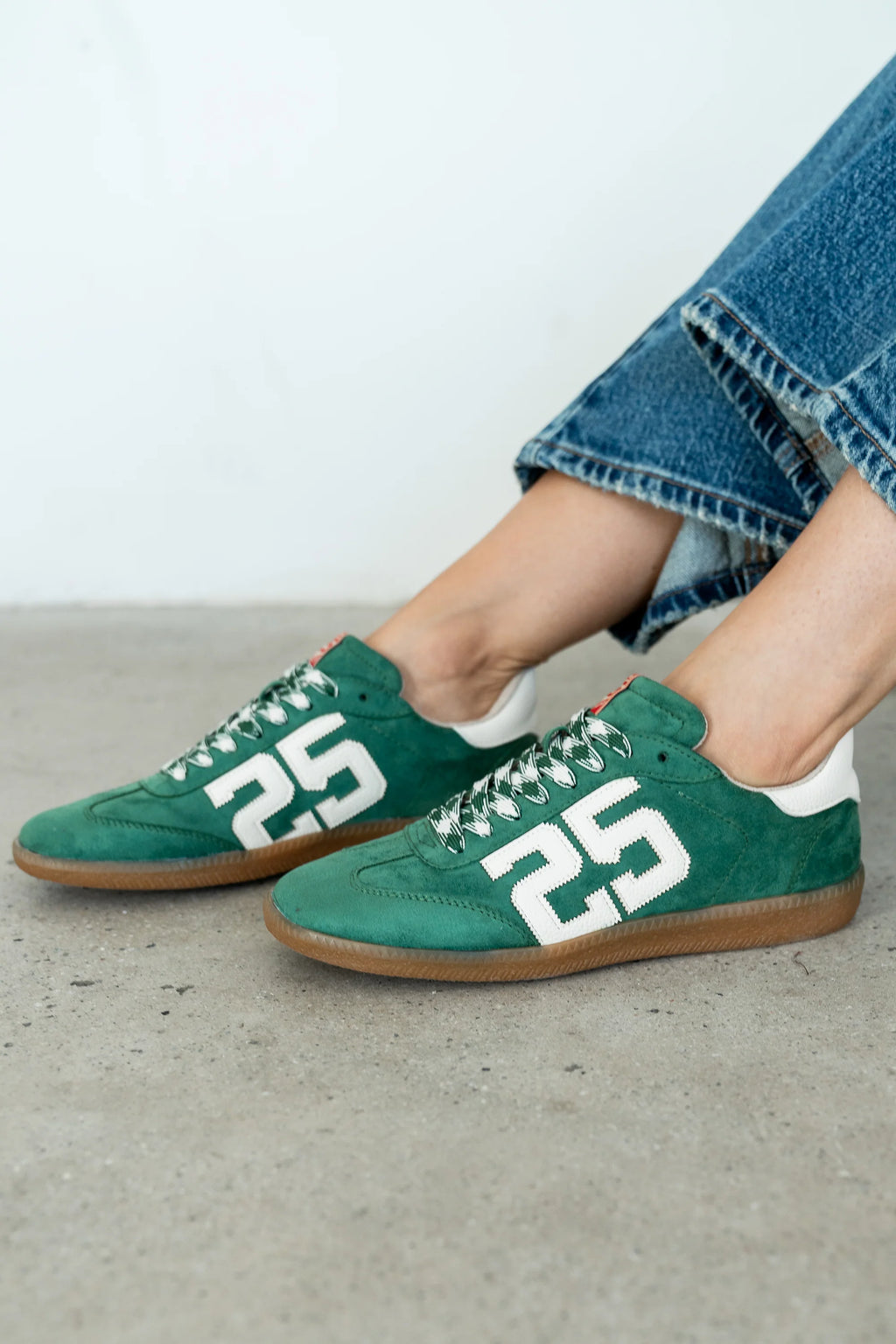 Retro Sneakers in Green Y3557