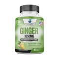 90 Capsules Organic Ginger Supplement with Black Pepper Extract Y3952
