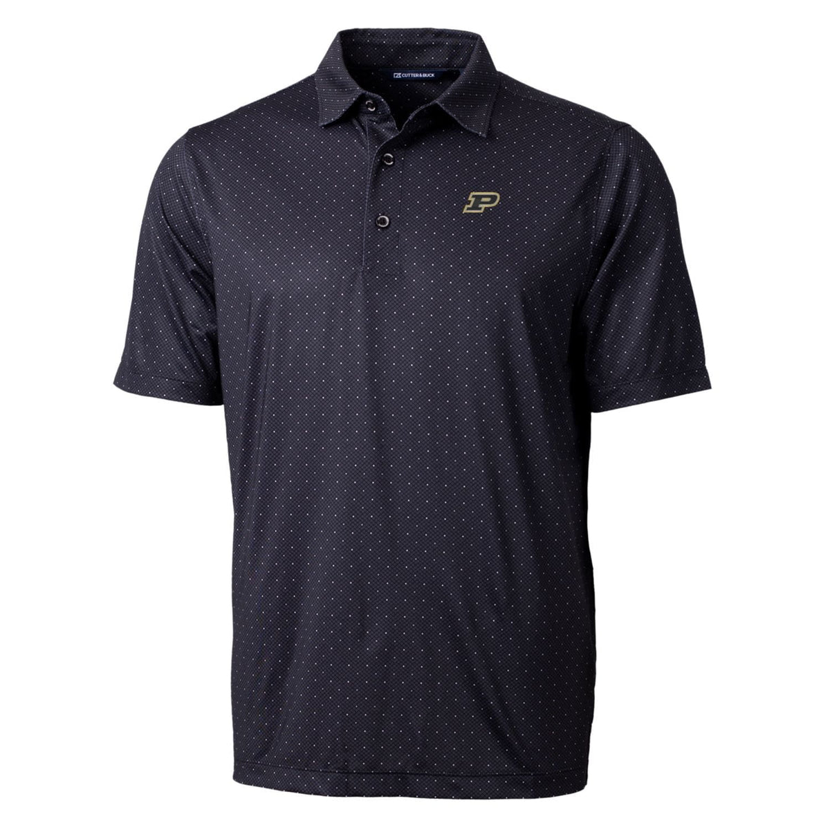 Men's Black Stretch Polo U98350