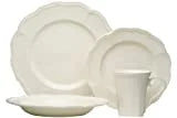 16-Piece White Dining Set S389